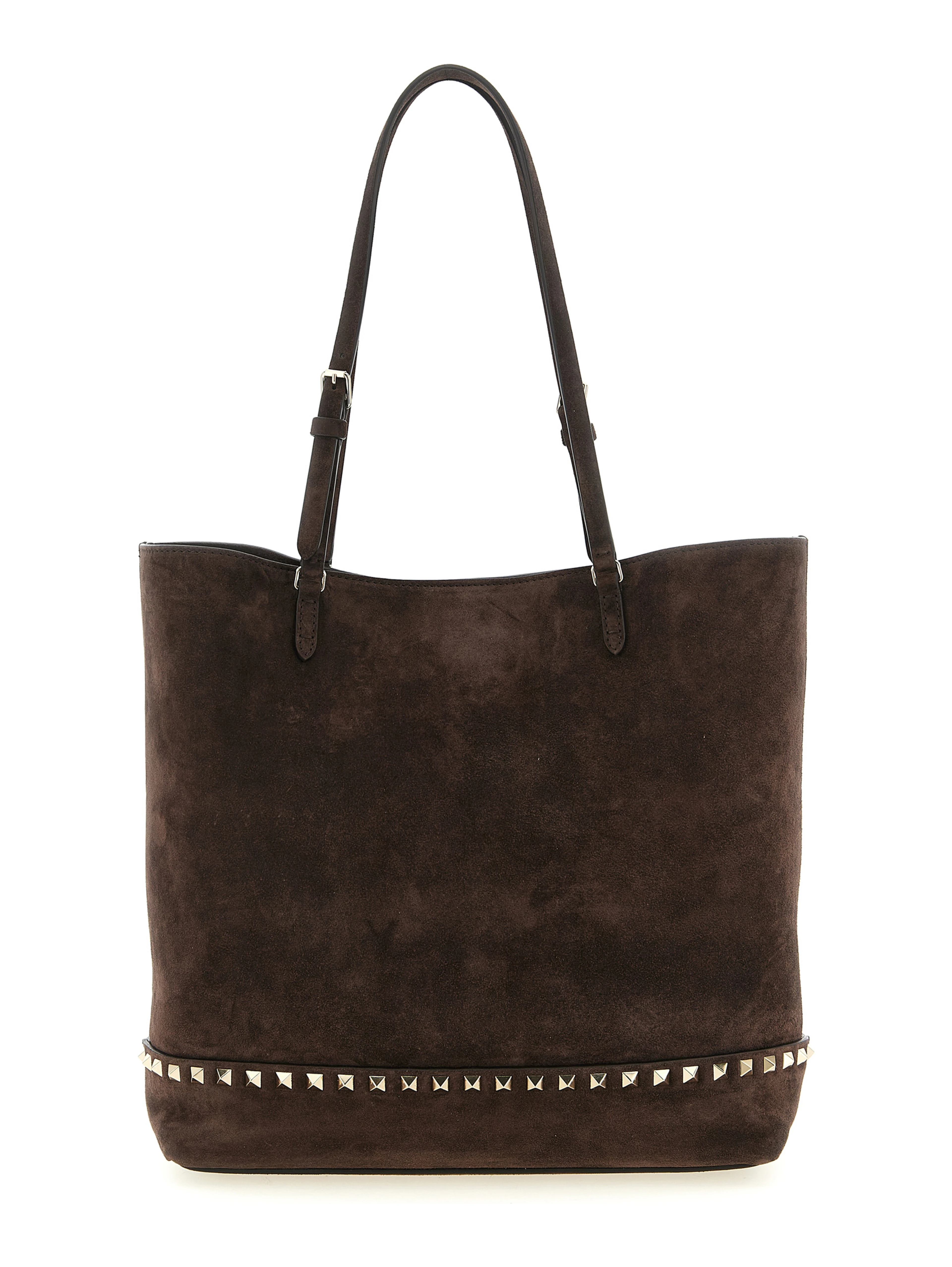 Brown Calfskin Shoulder Bag
