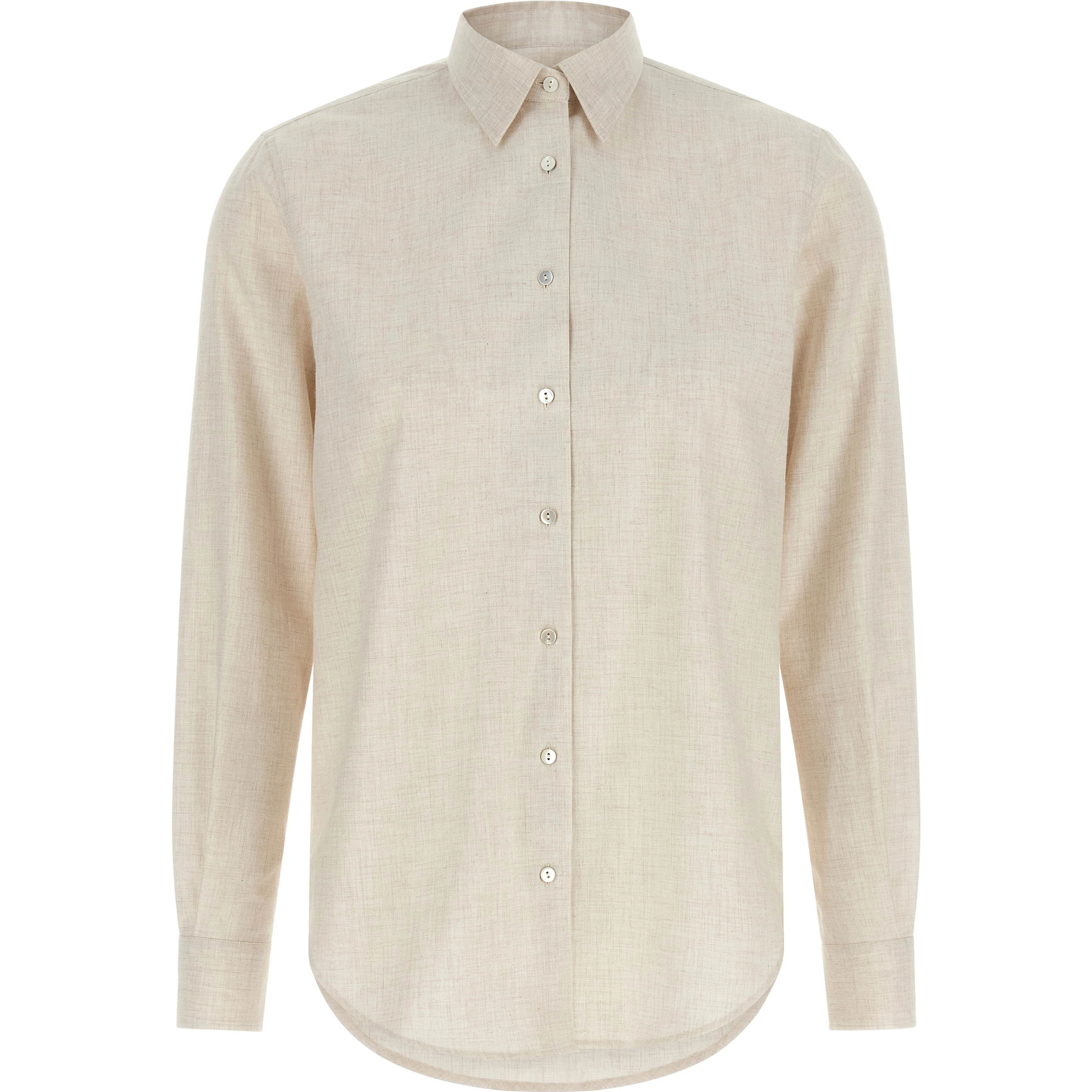 Beige Cotton Blouse