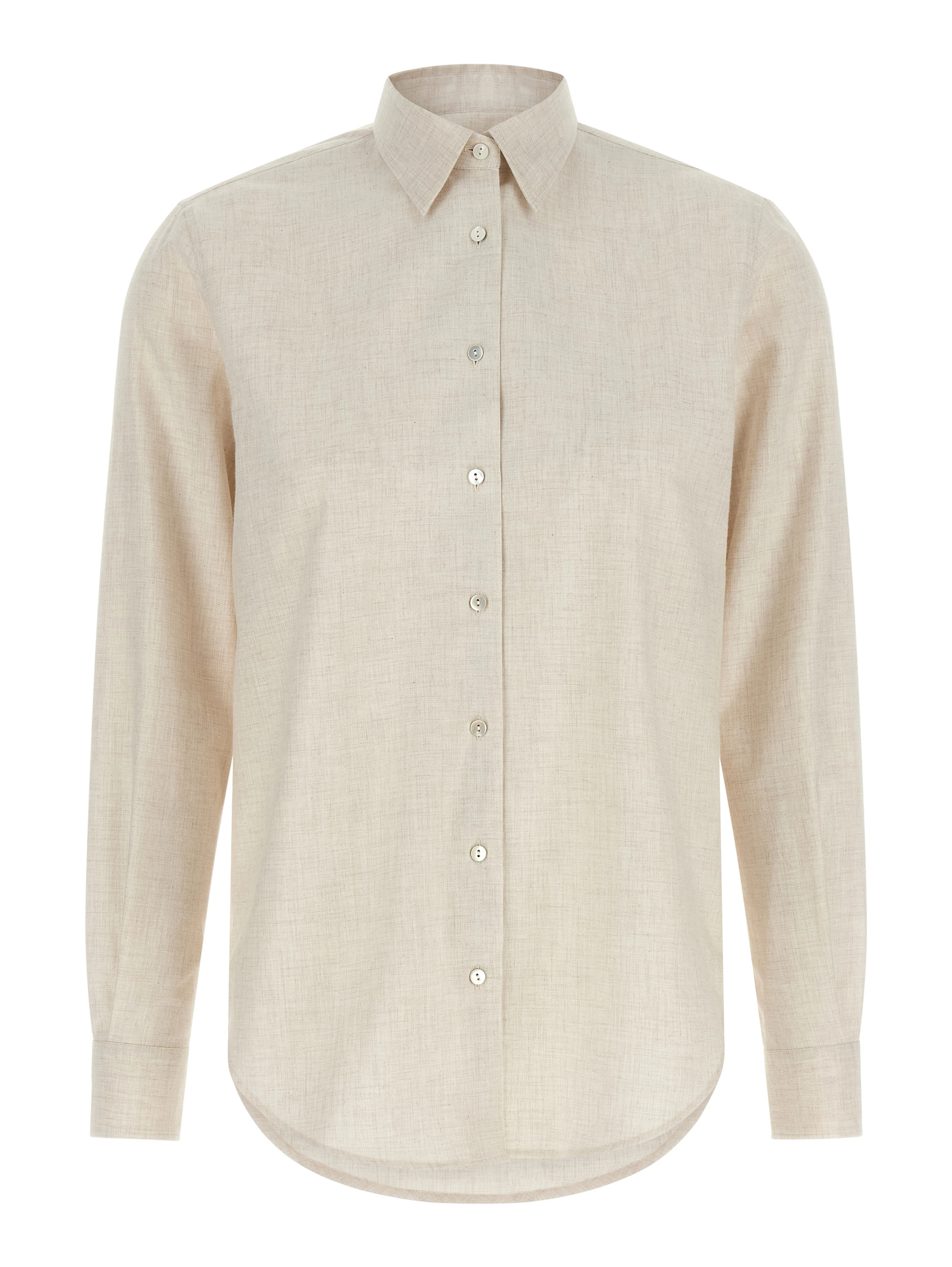 Beige Cotton Blouse