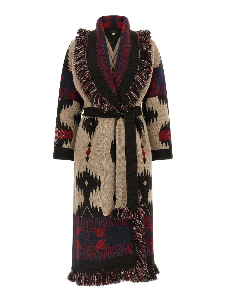 Multicolor Virgin Wool Coat