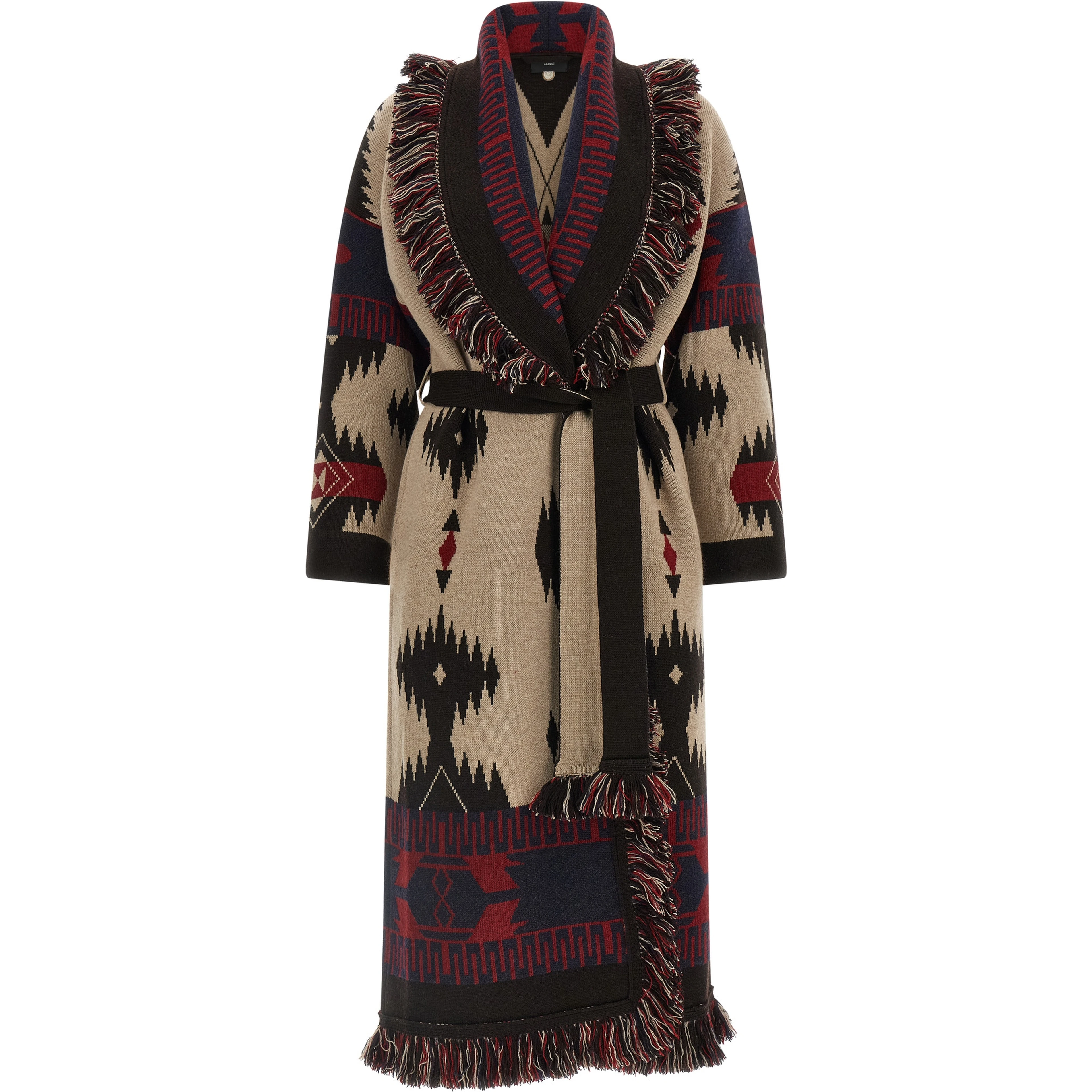 Multicolor Virgin Wool Coat