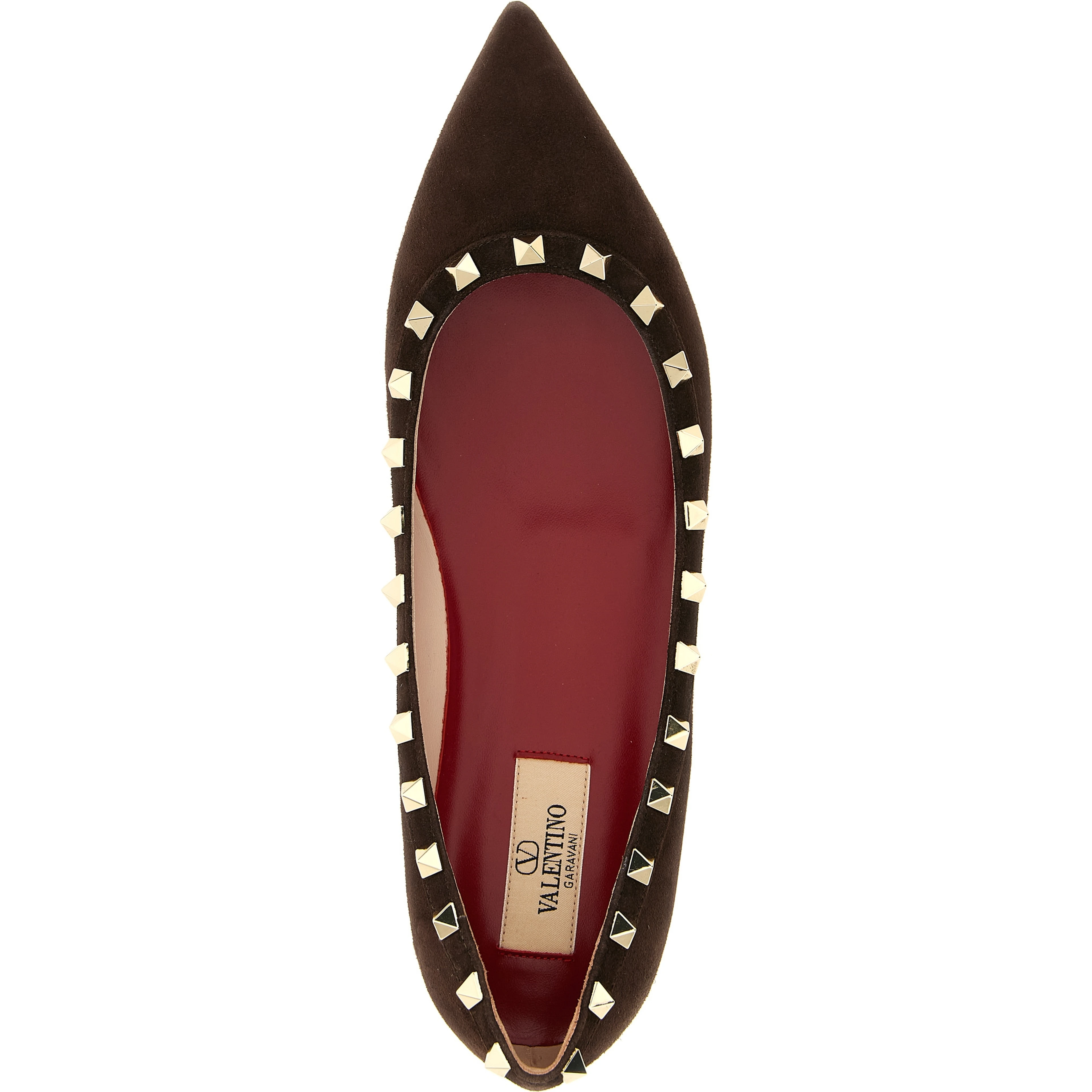 Brown Calfskin Ballet Flats