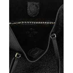 Black Calfskin Shoulder Bag