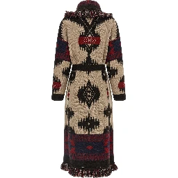 Multicolor Virgin Wool Coat