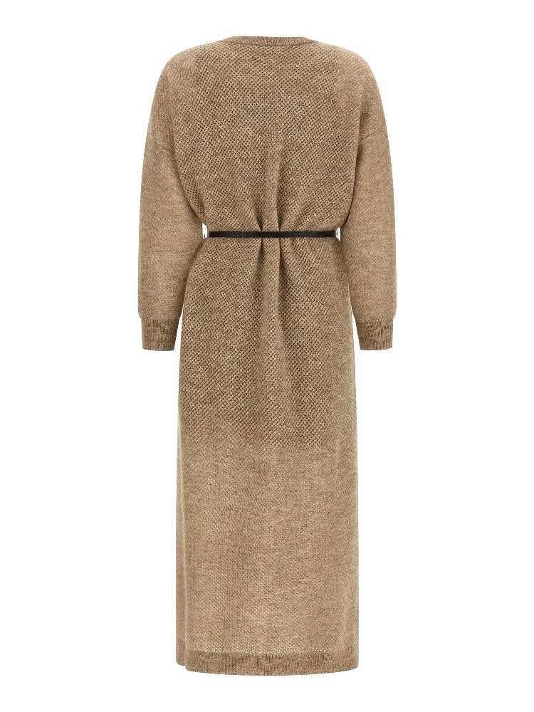 Beige Wool Midi Dress alternative