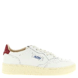 Bordeaux Cowhide Athletic Sneakers