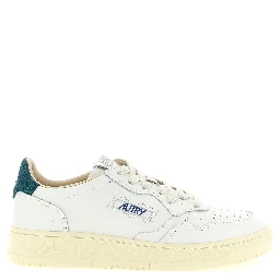 Bicolor Cowhide Low Top Sneakers