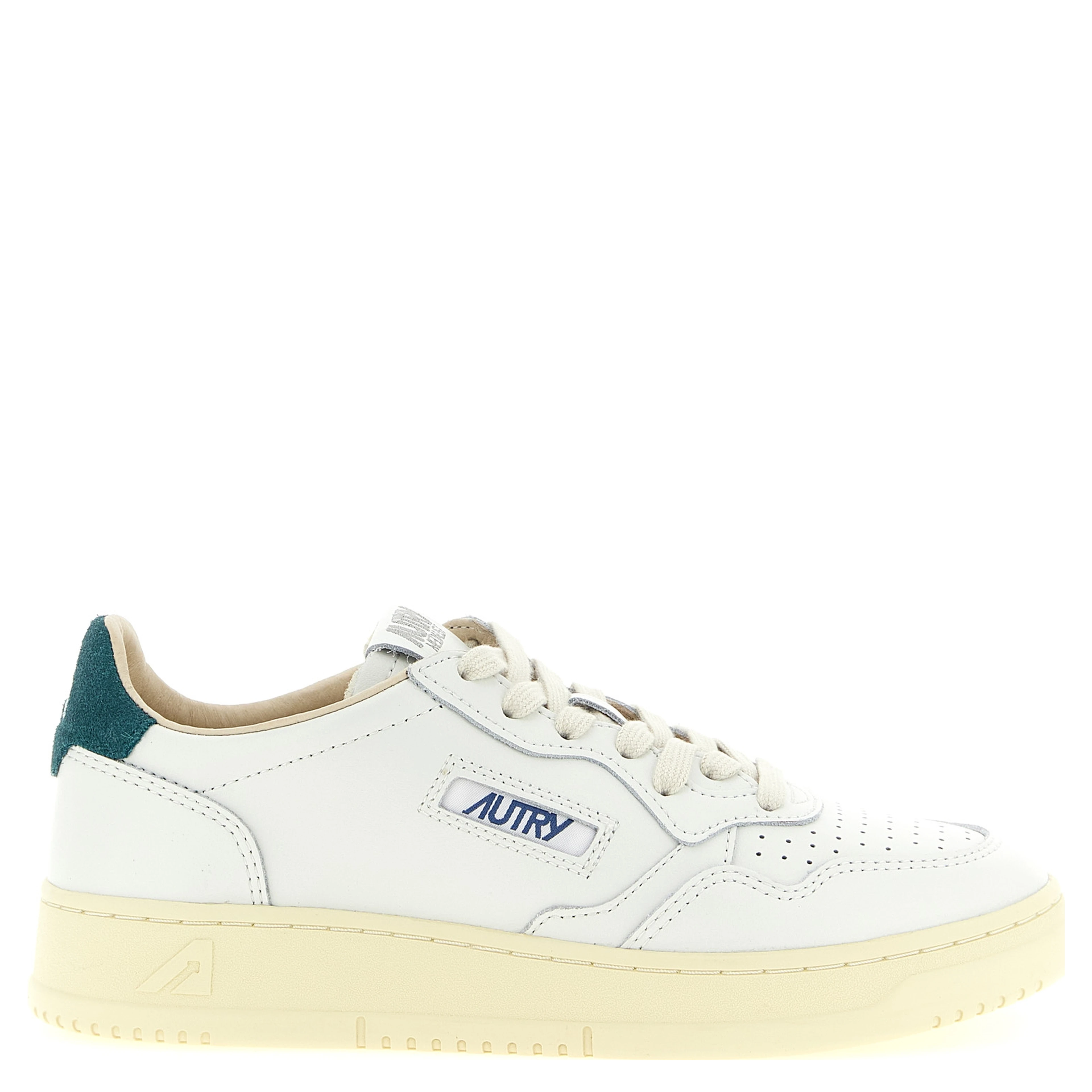 Bicolor Cowhide Low Top Sneakers