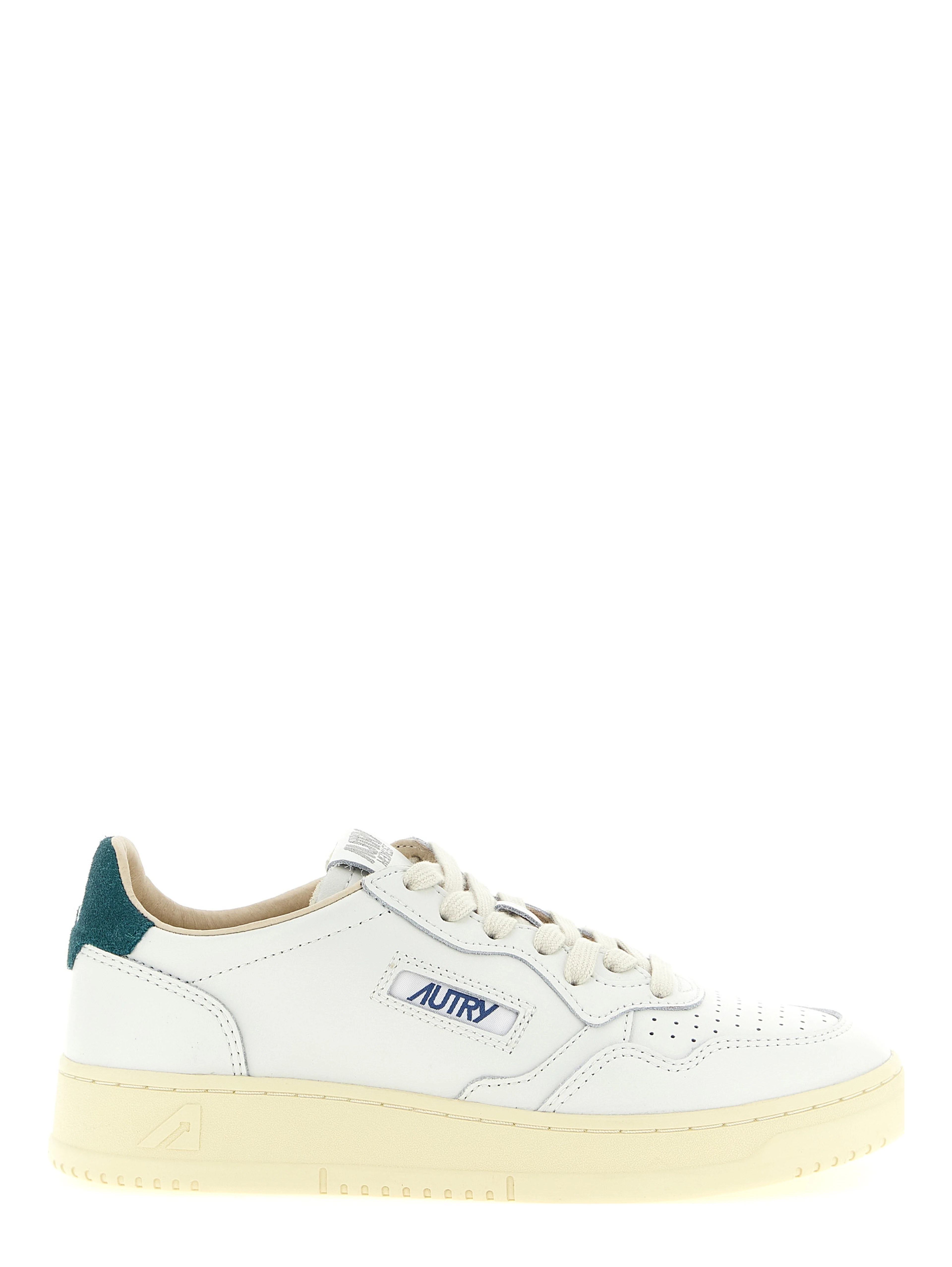 Bicolor Cowhide Low Top Sneakers