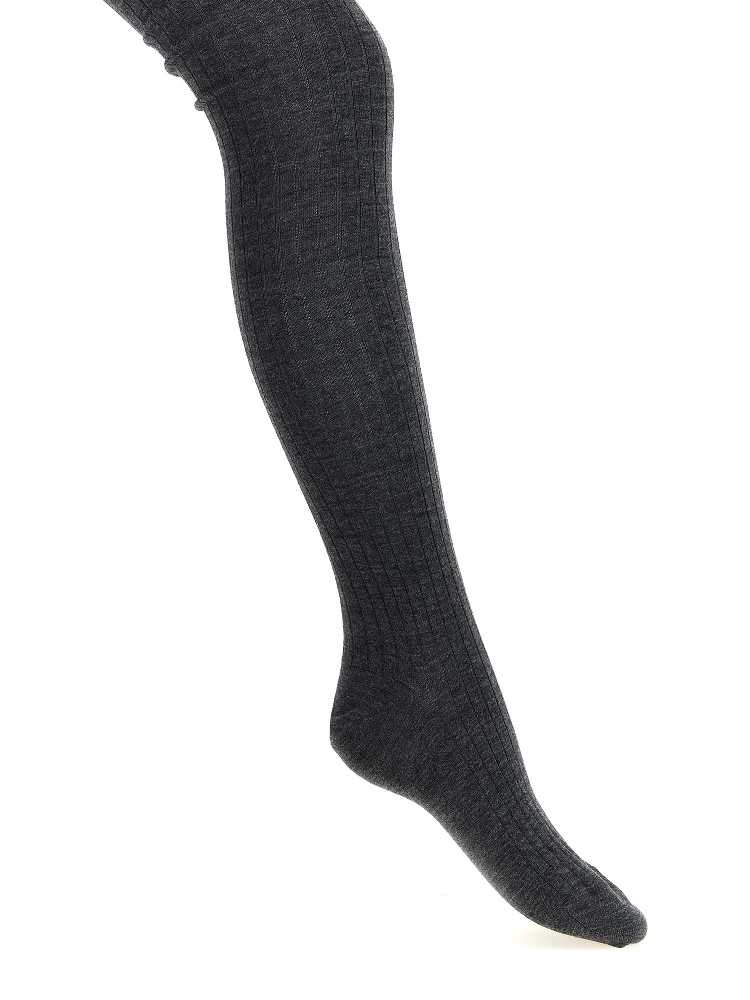 Gray Wool Socks