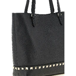 Black Calfskin Shoulder Bag