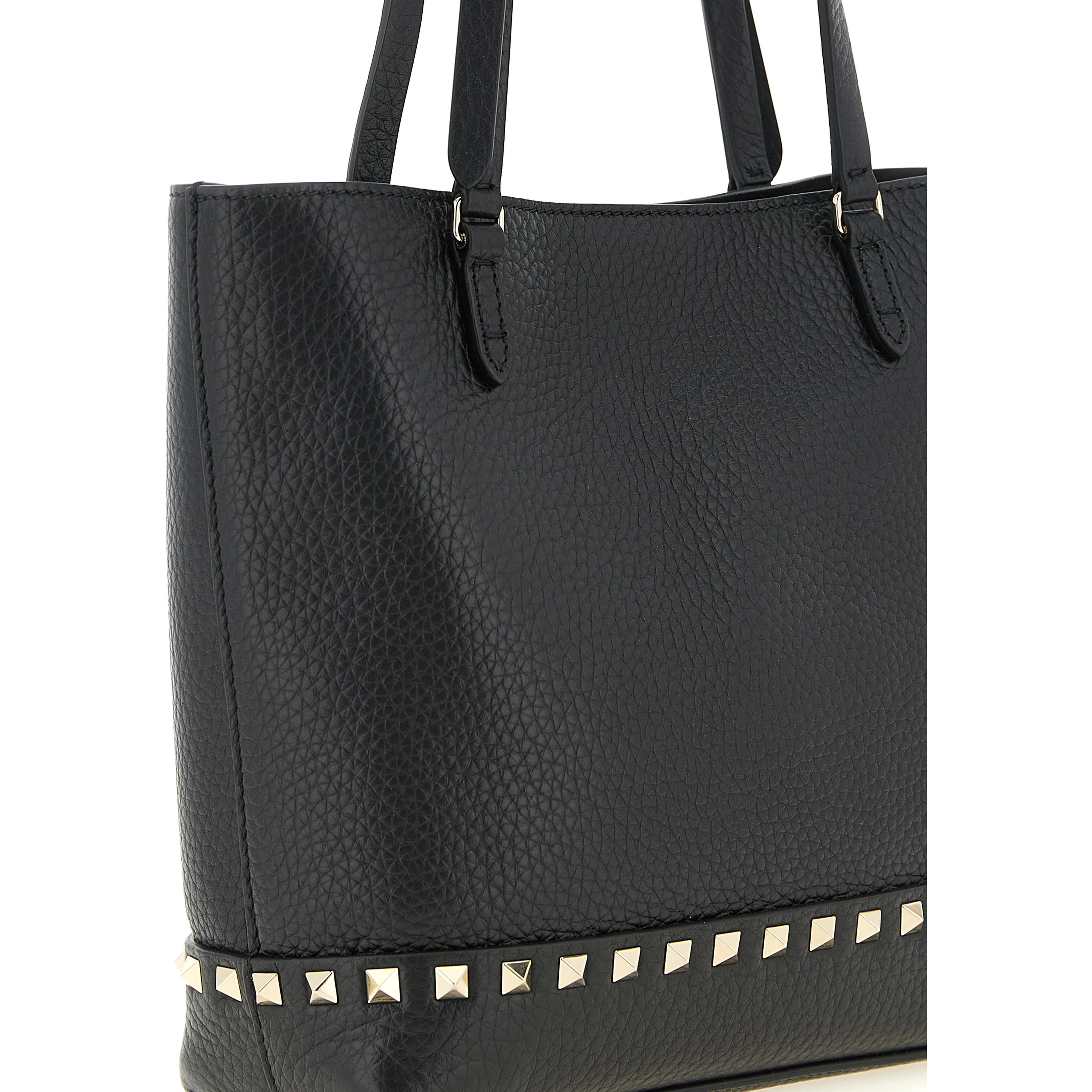 Black Calfskin Shoulder Bag