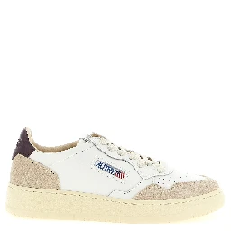 Multicolor Cowhide Athletic Sneakers