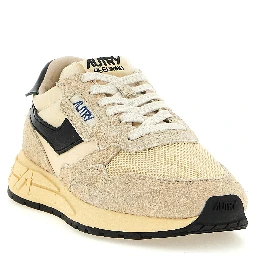 Black Nylon Athletic Sneakers