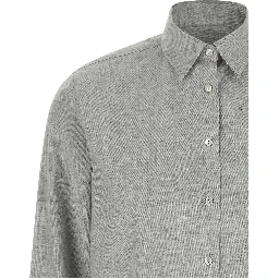Gray Cotton Blouse