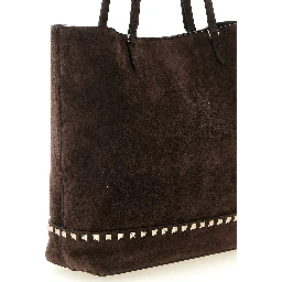 Brown Calfskin Shoulder Bag