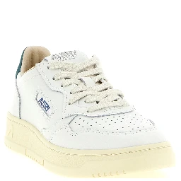 Bicolor Cowhide Low Top Sneakers