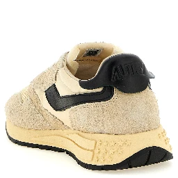Black Nylon Athletic Sneakers