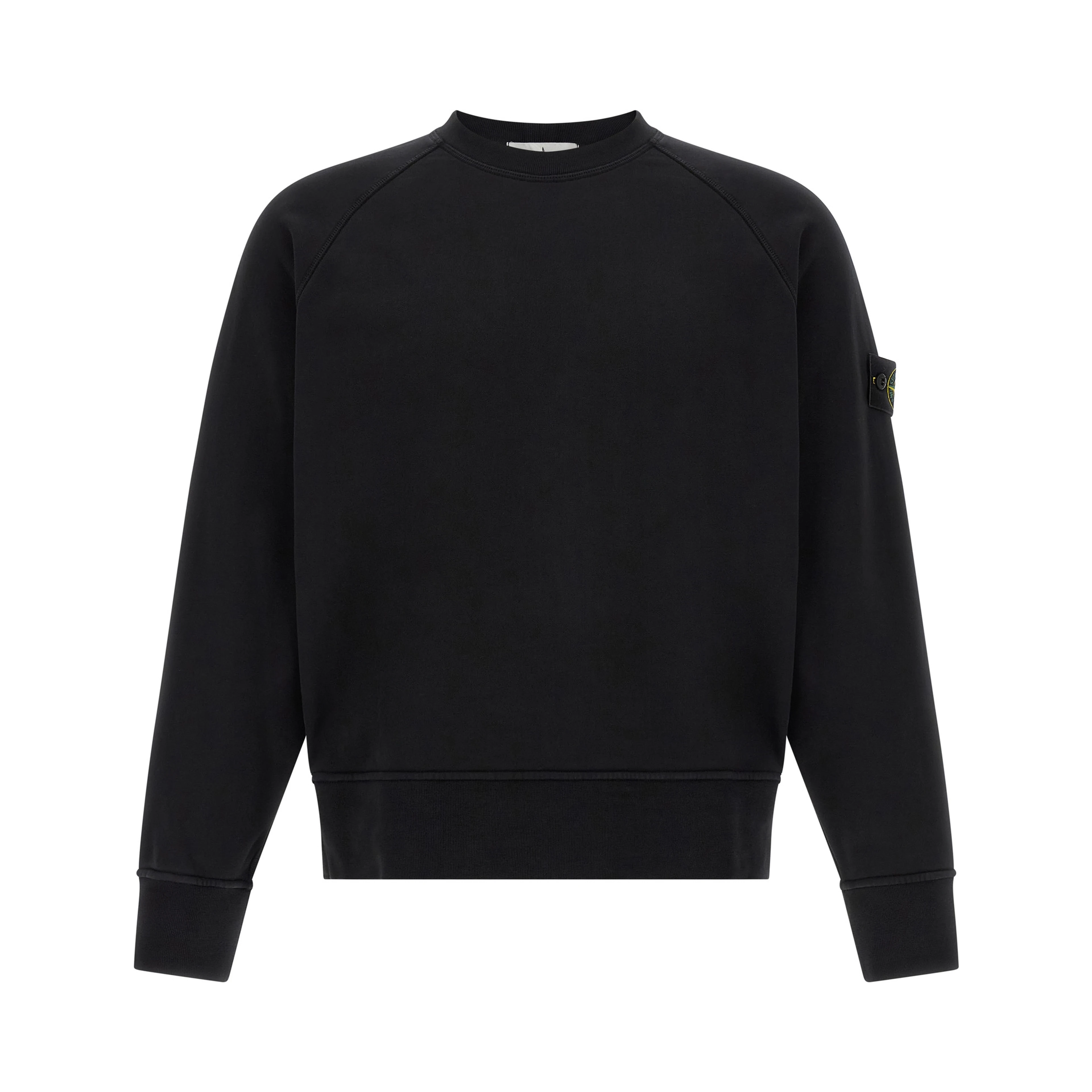 Black Cotton Sweatshirt
