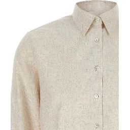 Beige Cotton Blouse