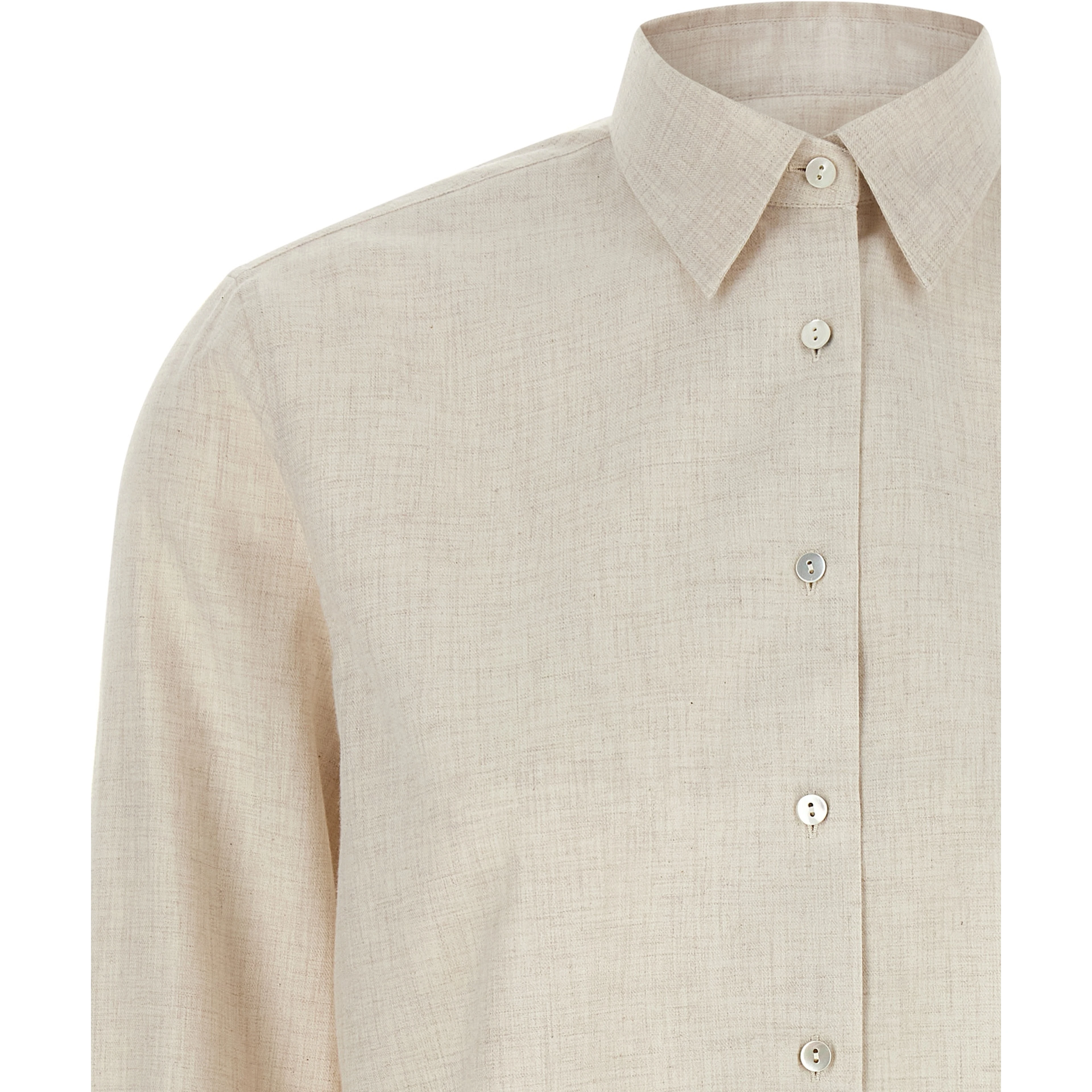 Beige Cotton Blouse