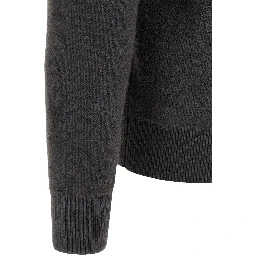 Gray Cashmere Cardigan