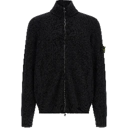 Black Virgin Wool Cardigan