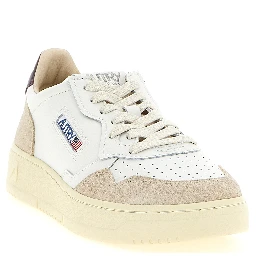 Multicolor Cowhide Athletic Sneakers