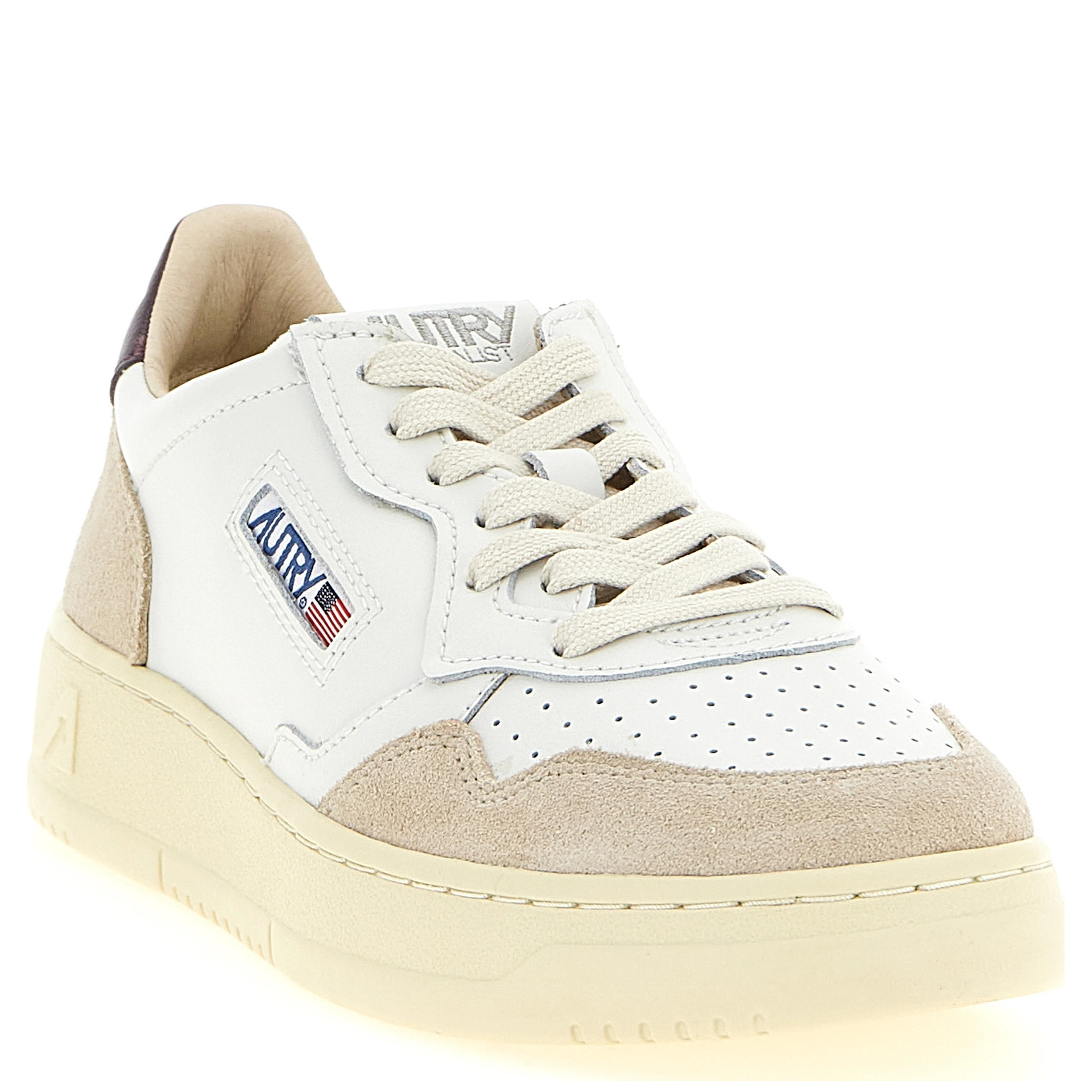 Multicolor Cowhide Athletic Sneakers