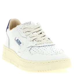 Blue Cowhide Athletic Sneakers