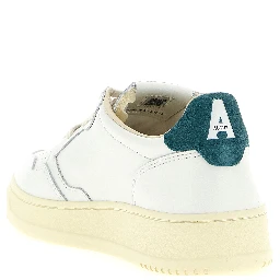 Bicolor Cowhide Low Top Sneakers