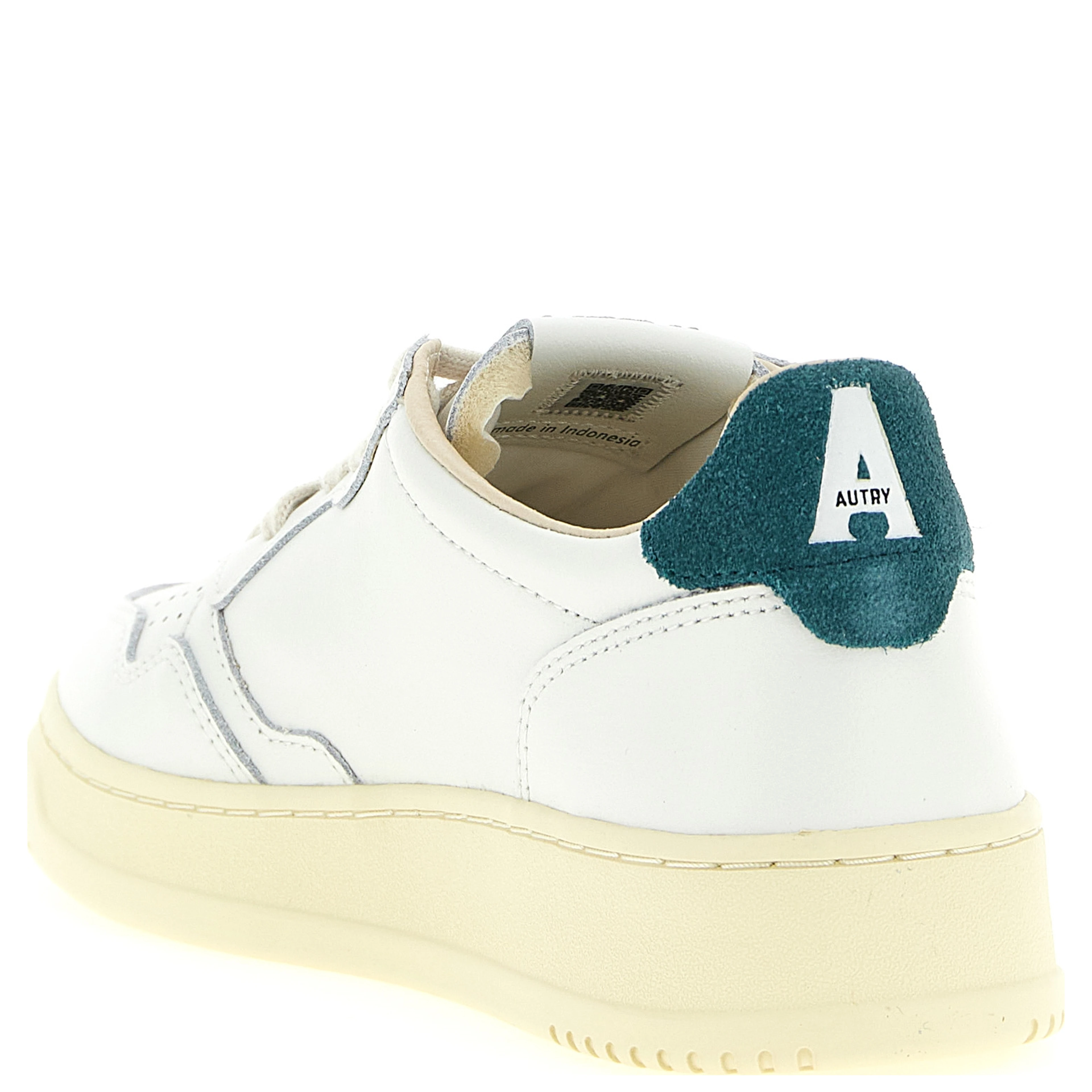 Bicolor Cowhide Low Top Sneakers