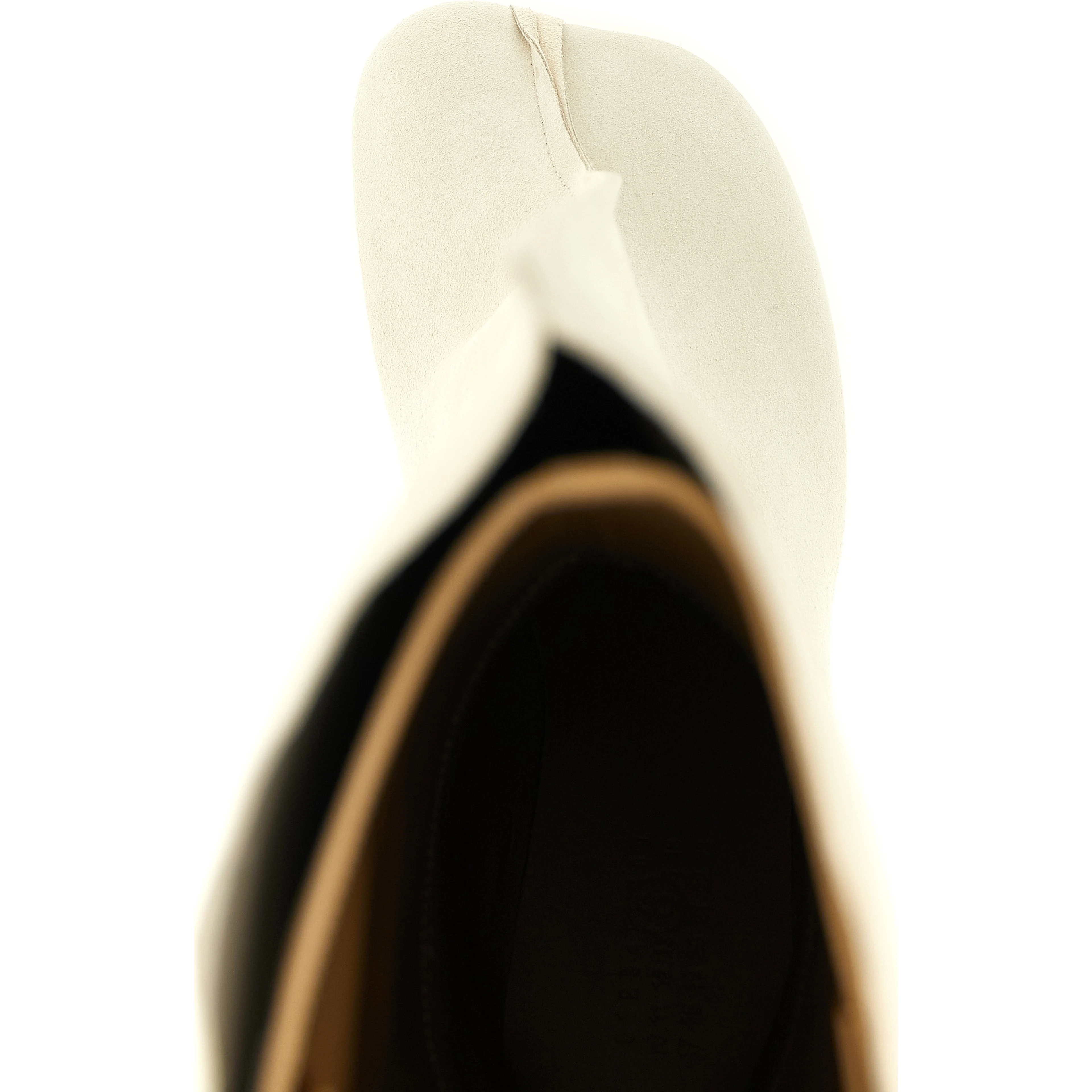 White Cowhide Over The Knee