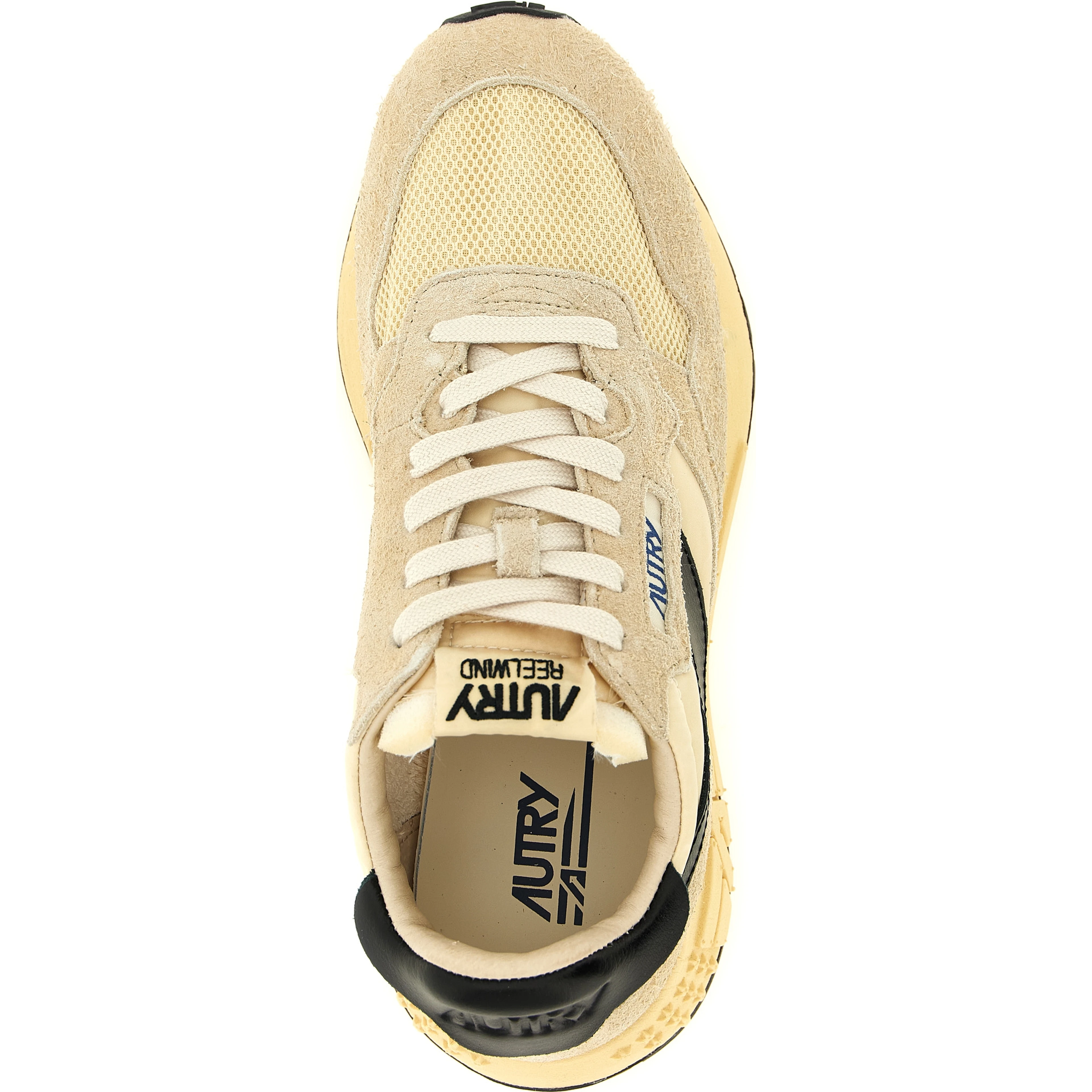 Black Nylon Athletic Sneakers