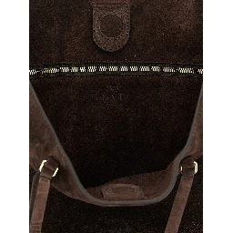 Brown Calfskin Shoulder Bag
