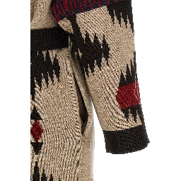 Multicolor Virgin Wool Coat