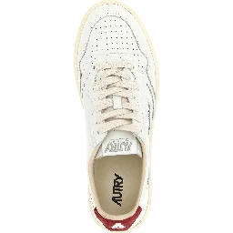 Bordeaux Cowhide Athletic Sneakers
