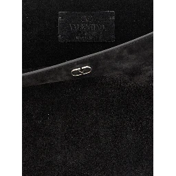 Black Calfskin Shoulder Bag