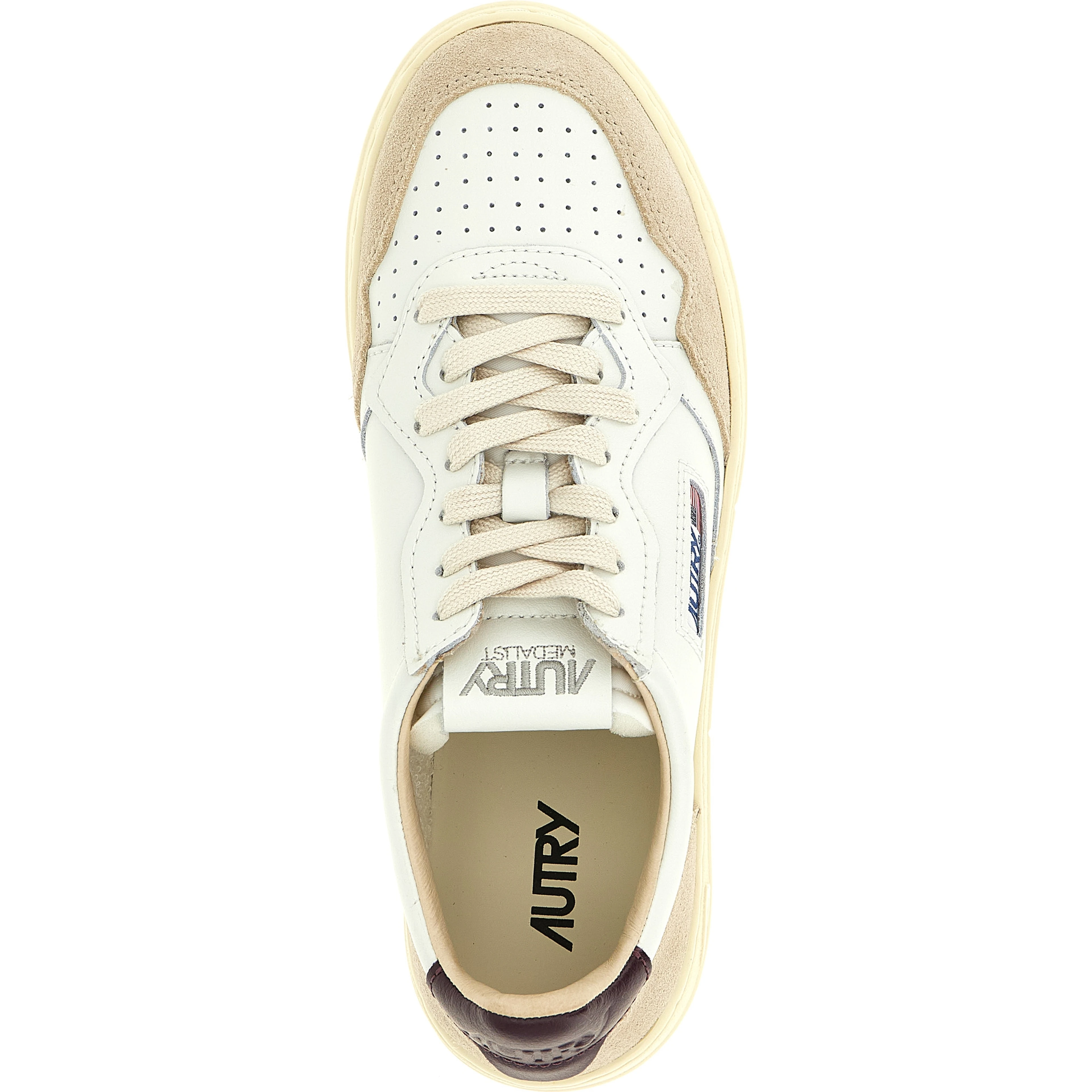 Multicolor Cowhide Athletic Sneakers
