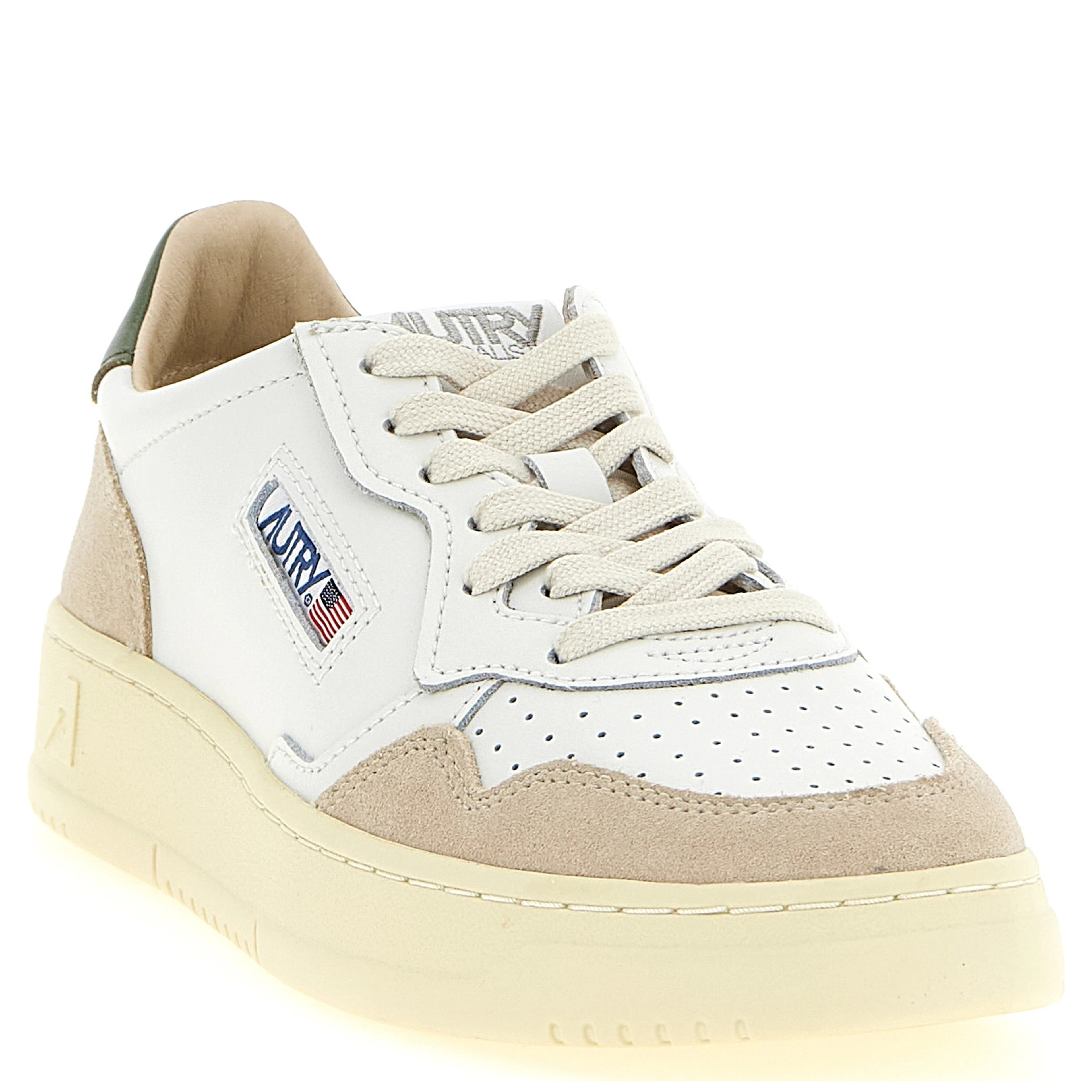 Multicolor Cowhide Low Top Sneakers