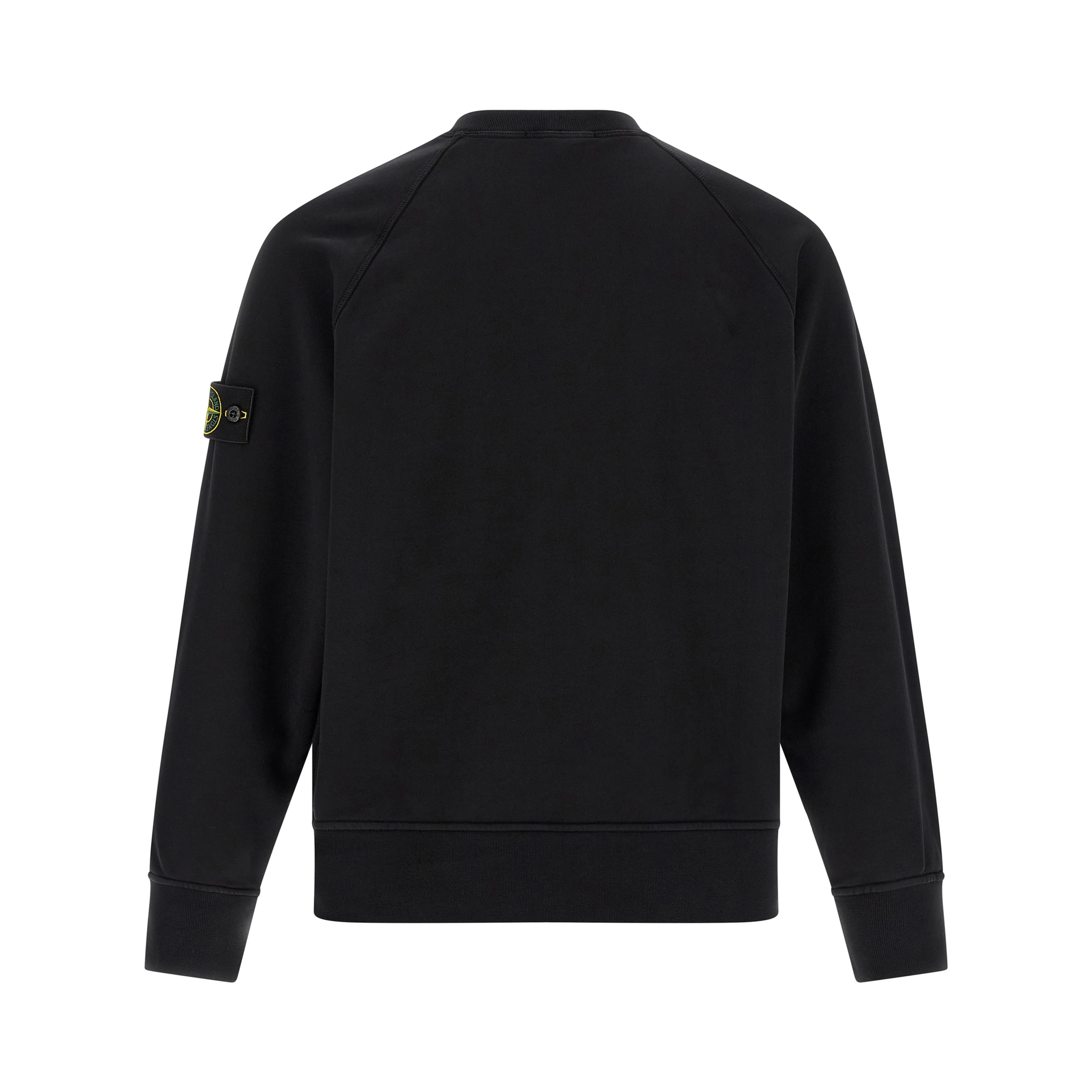 Black Cotton Sweatshirt