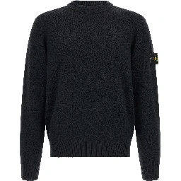 Blue Virgin Wool Cardigan