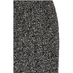 Bicolor Virgin Wool Midi Skirt