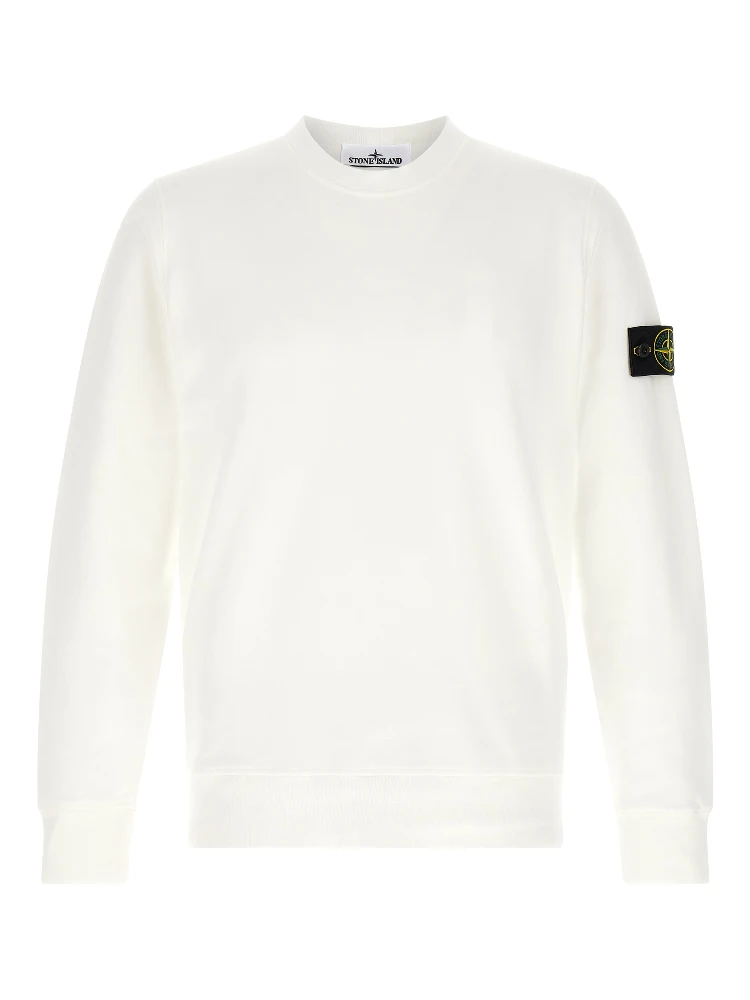 White Cotton Sweatshirt