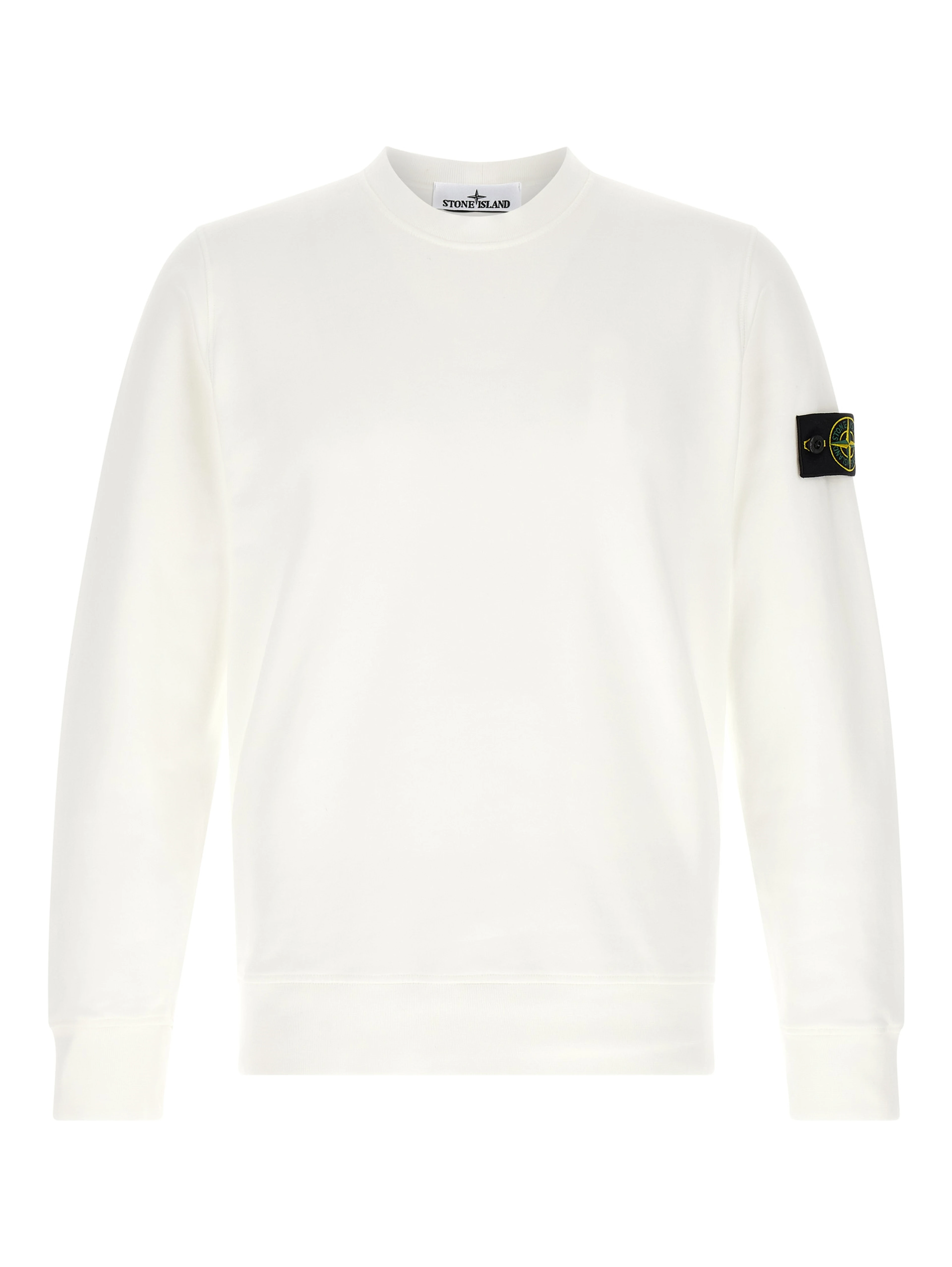 White Cotton Sweatshirt