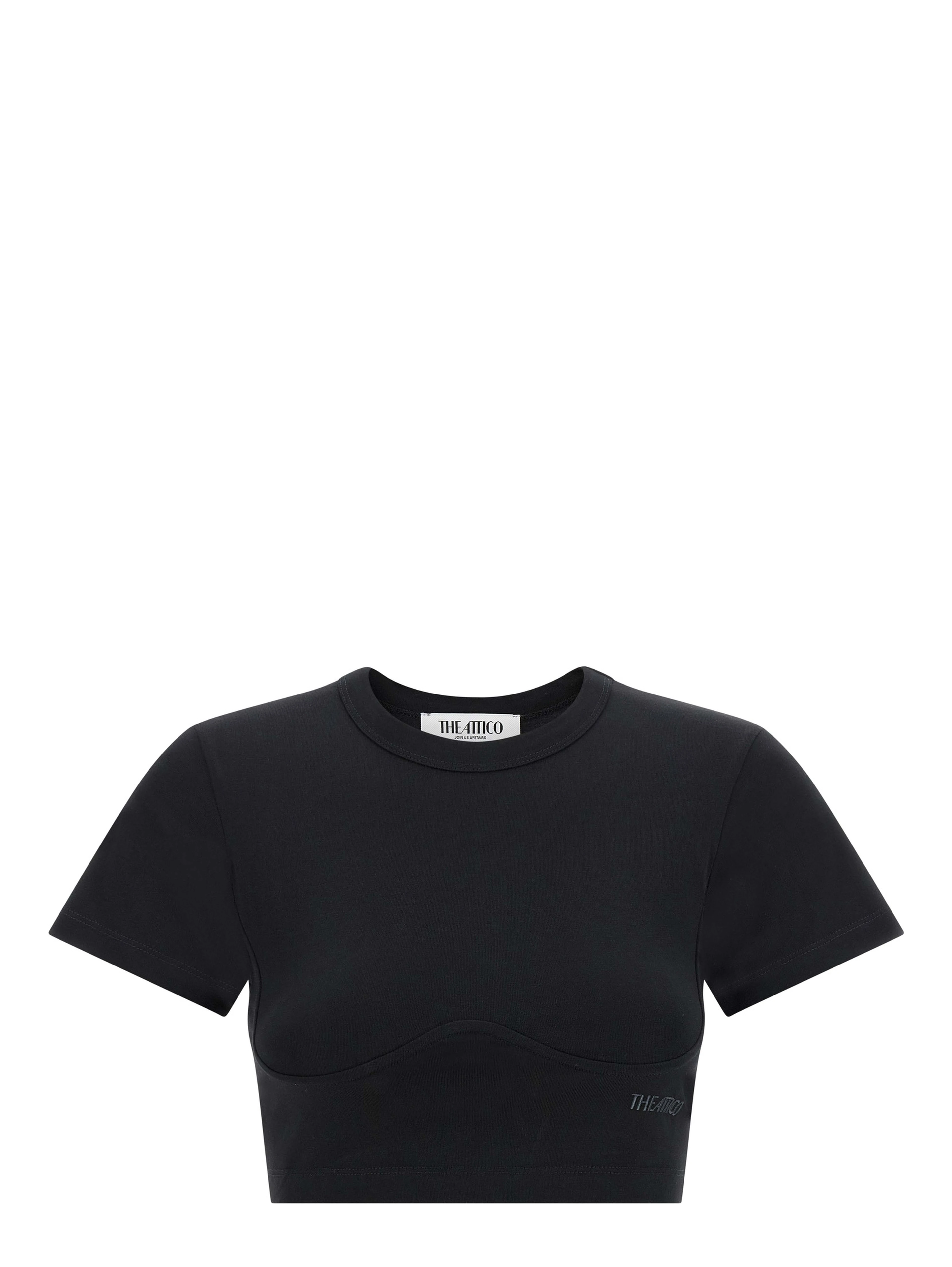 Black Cotton T-Shirt