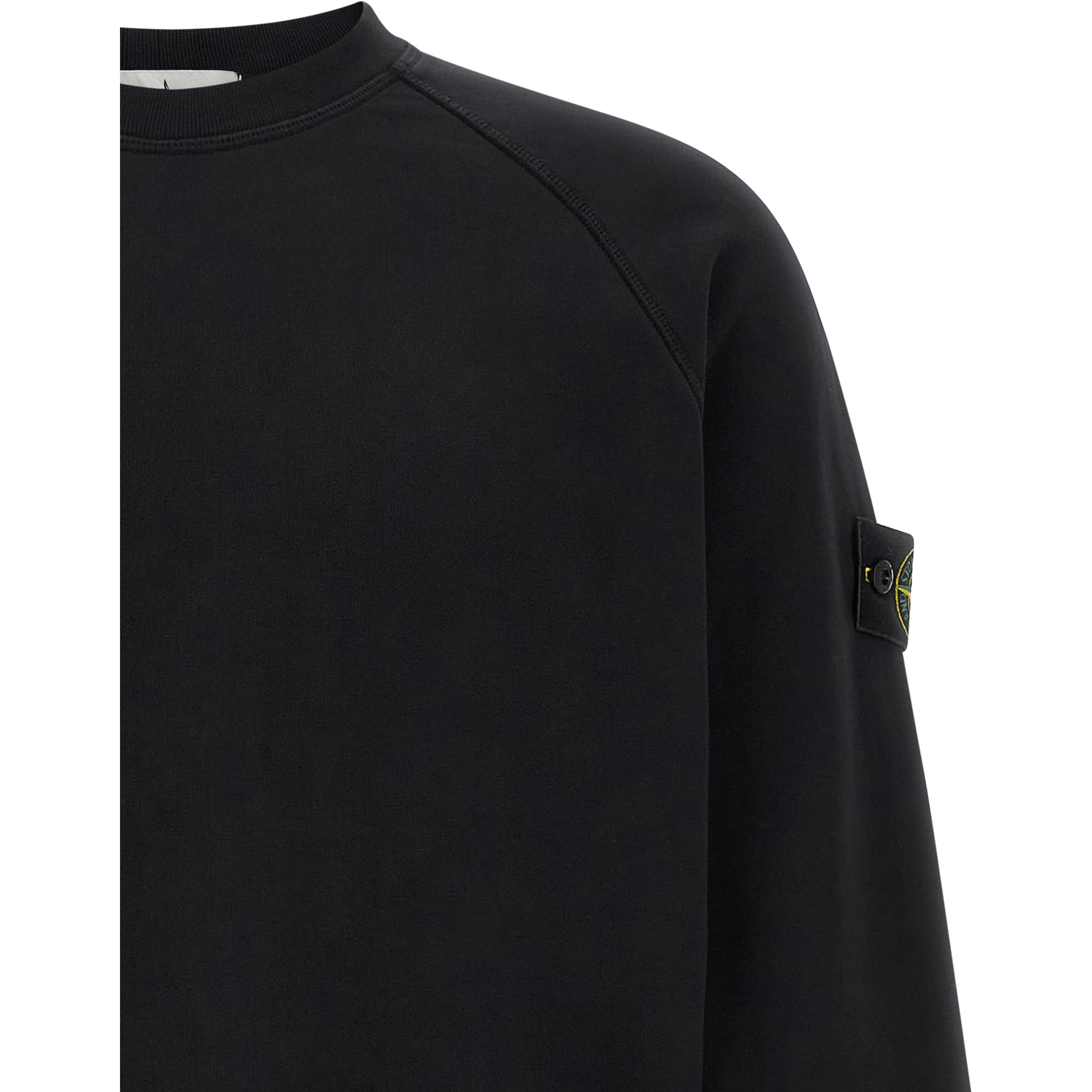 Black Cotton Sweatshirt
