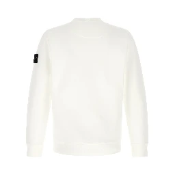 White Cotton Sweatshirt