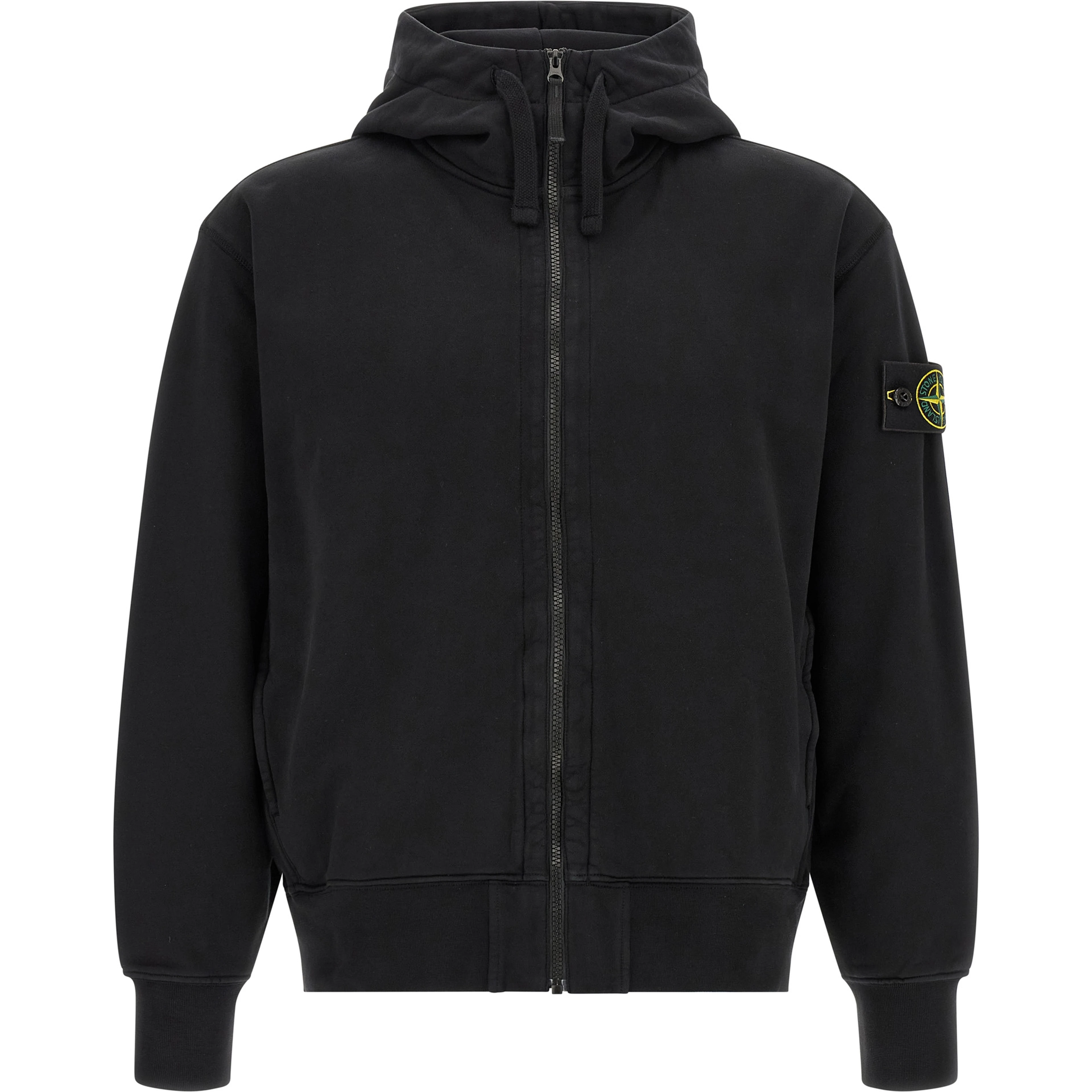 Black Cotton Sweatshirt