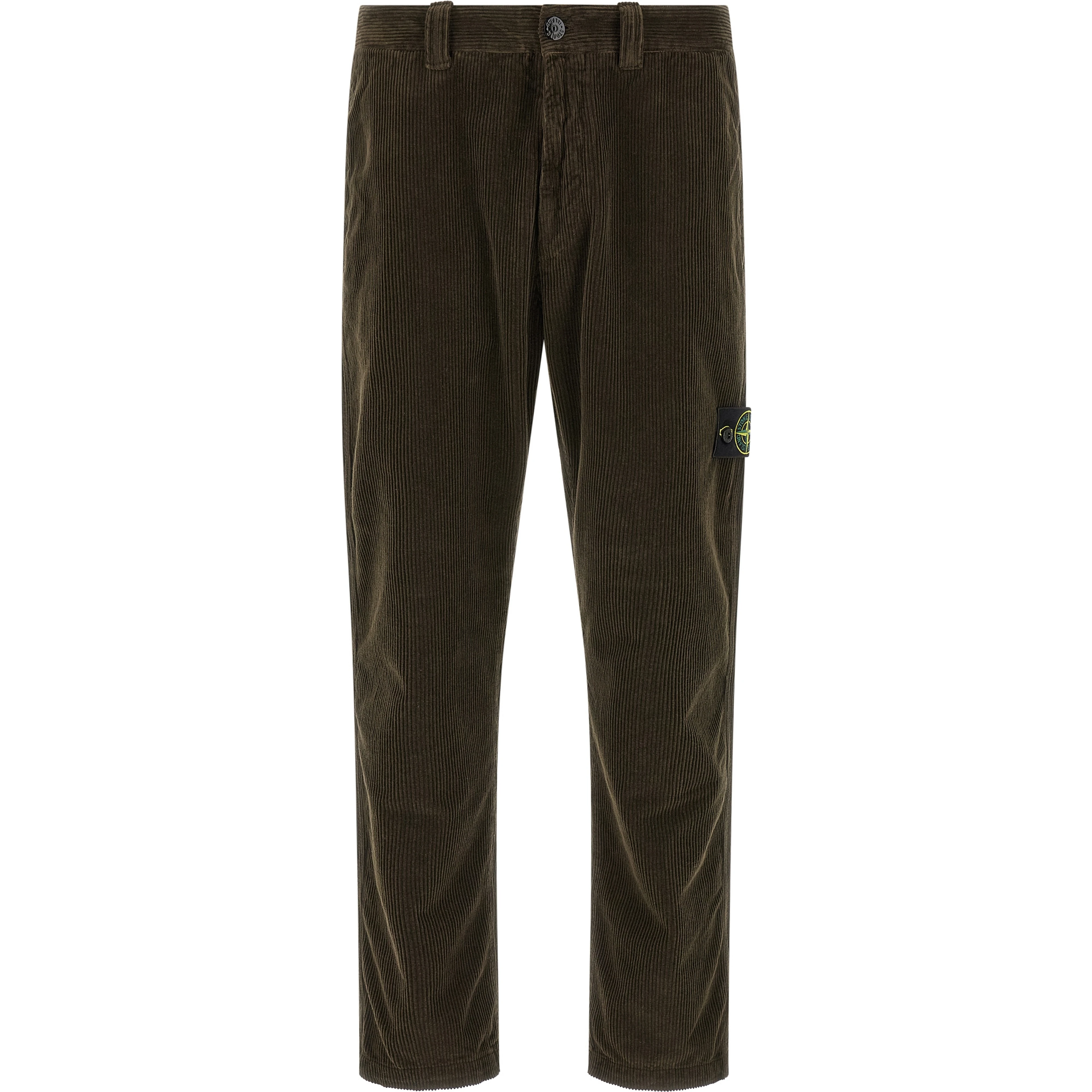Gray Cotton Casual Pants